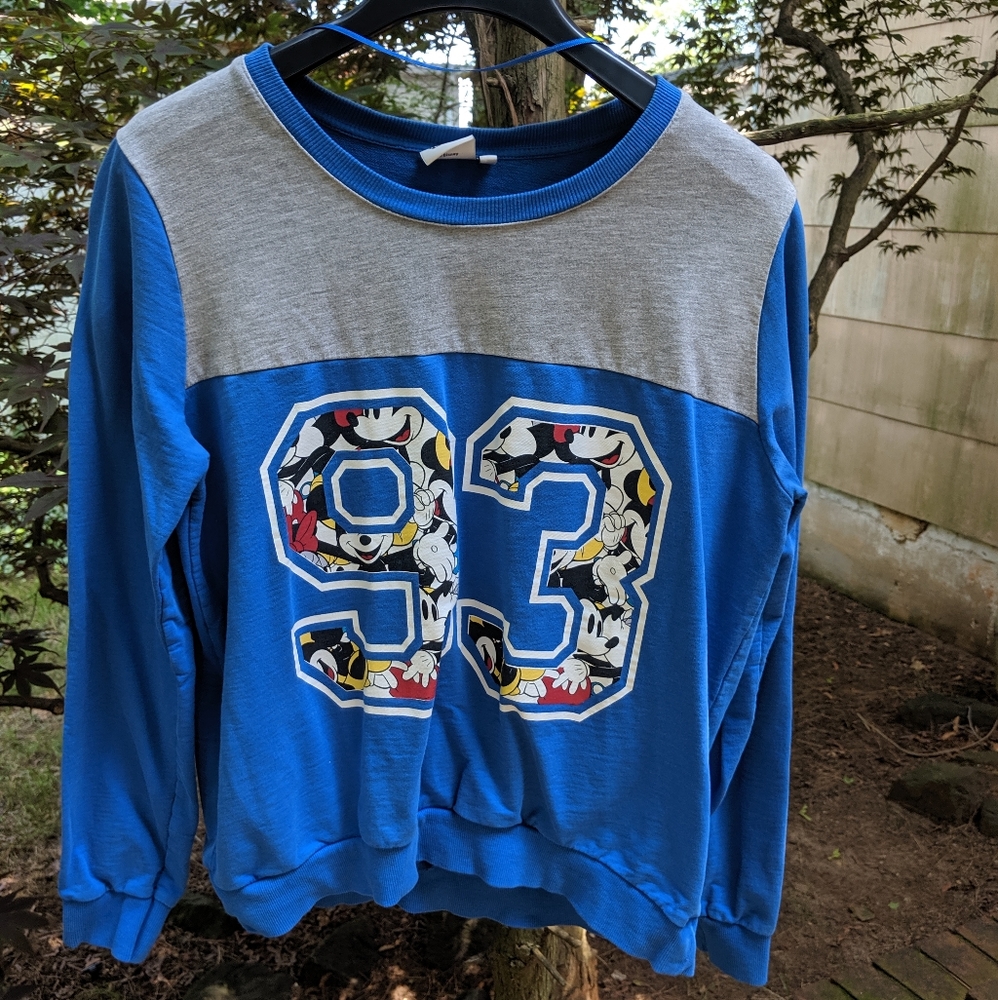Disney Mickey Mouse varsity 93 sweatshirt